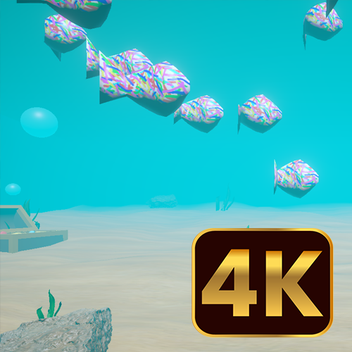 Aquarium portrait 4K